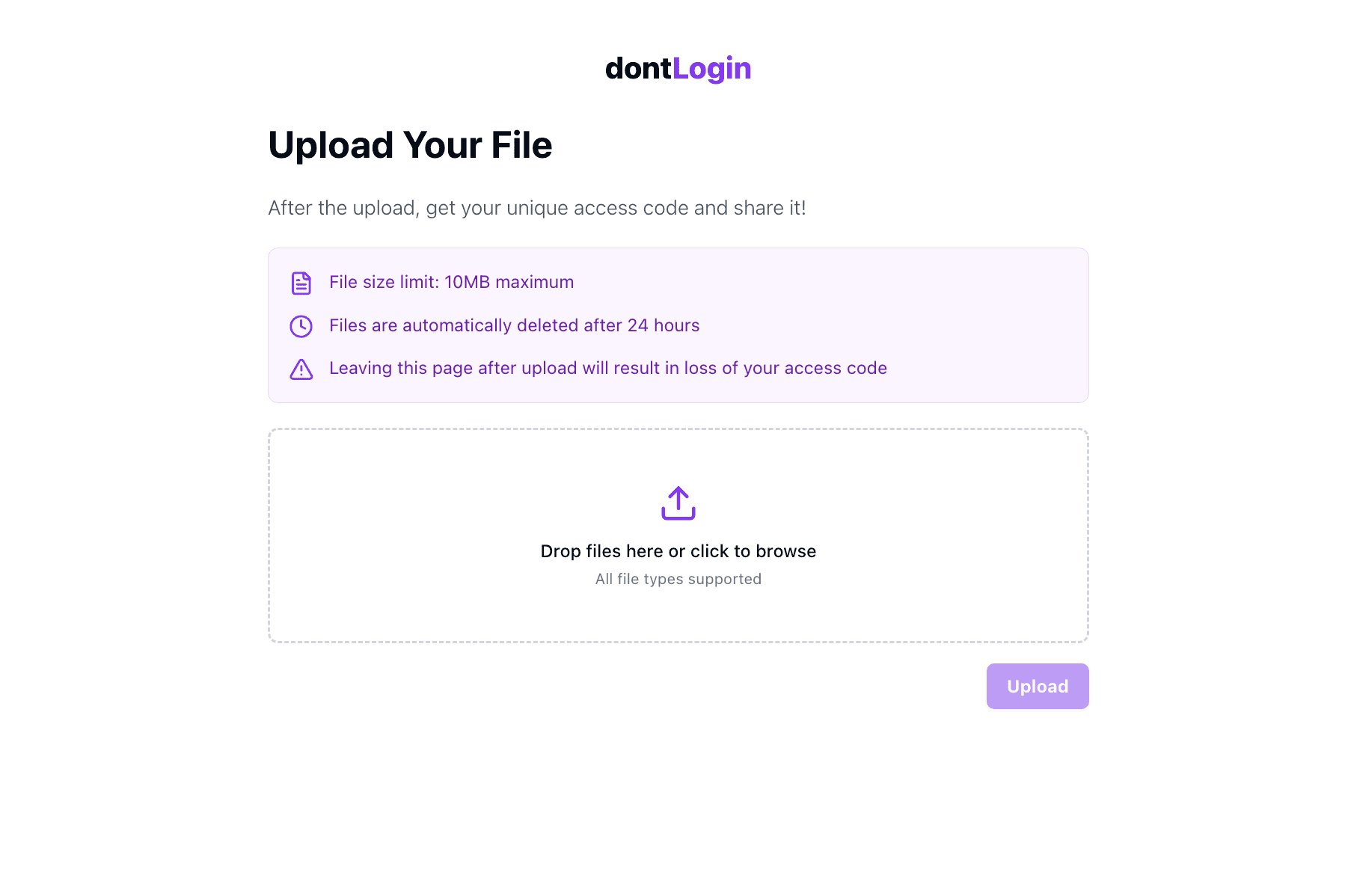 dontLogin banner image